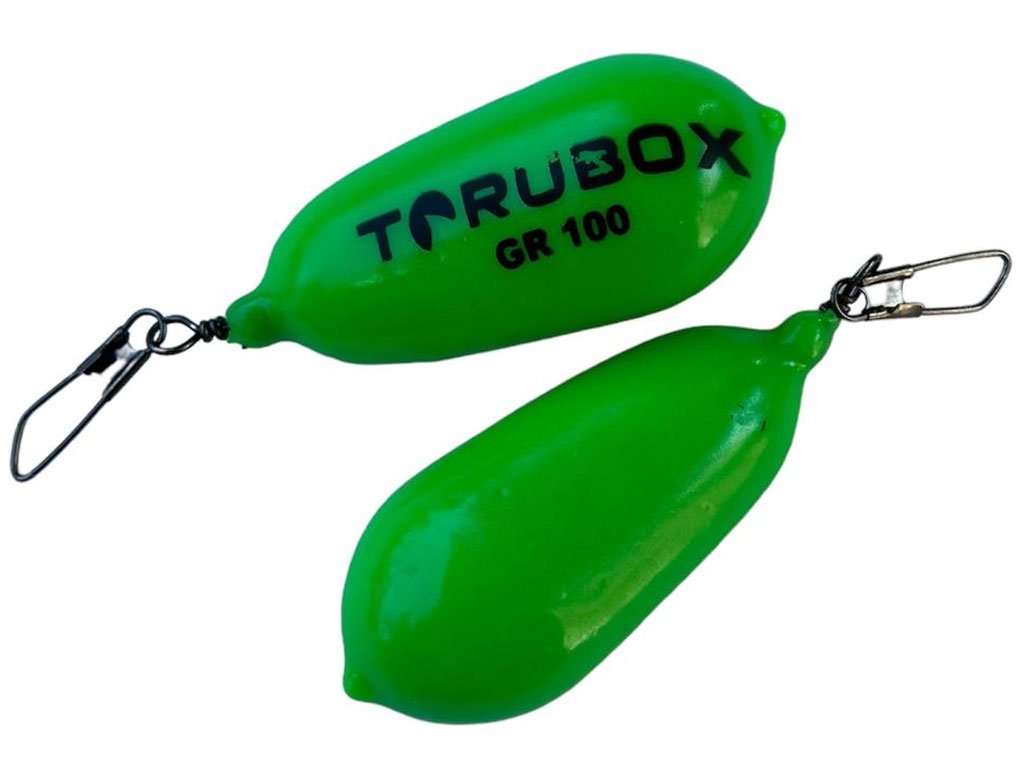 Torubox Olovo Sa Kopčom Zeleno Fosforno 100g, 1pcs