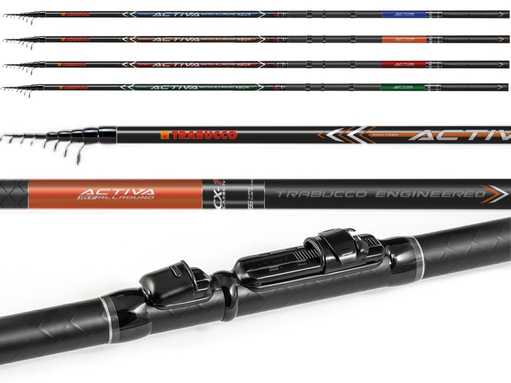 Trabucco Activa Match Allround M 4.20m, Max 25g Orange