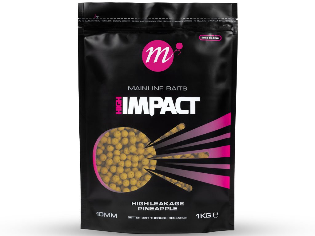 Mainline Baits High Impact 1kg, 10mm High Leakage Pineapple