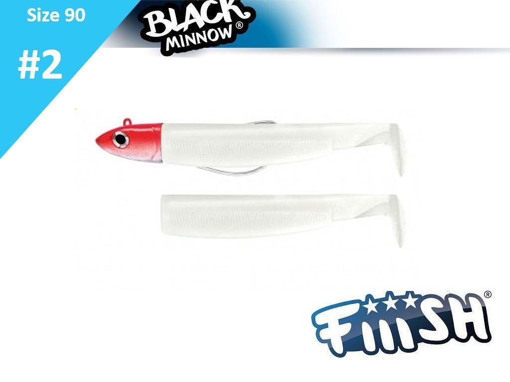 Fiiish Black Minnow 90 BM3002 Combo Search 5g White/Red + Body