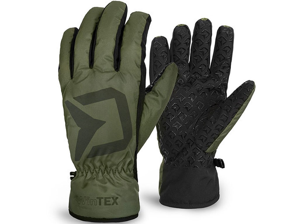 Delphin WinTex Winter Gloves Green/Black XXL