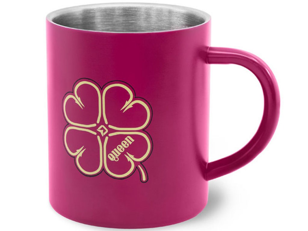 Delphin Queen Stainless Steel Mug Pink 300ml