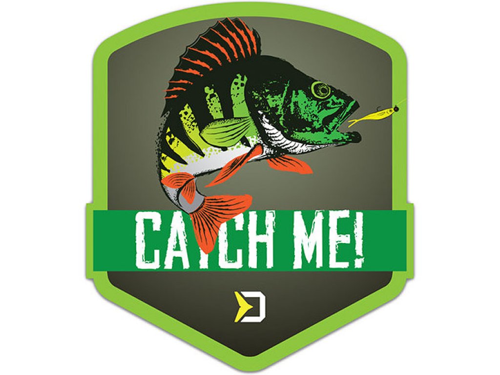 Delphin Catch Me Perch Sticker 9x8cm