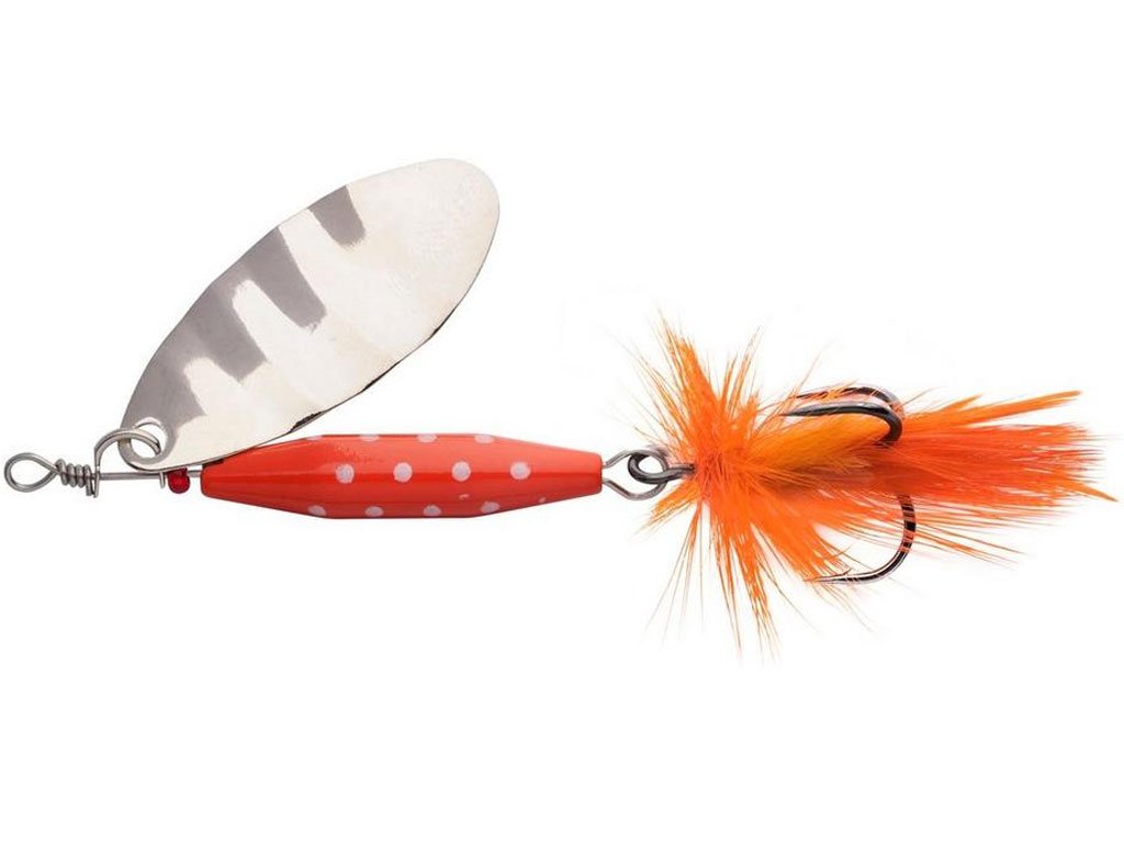 Abu Garcia Reflex Red Spinner 6.5cm, 18g LF Silver