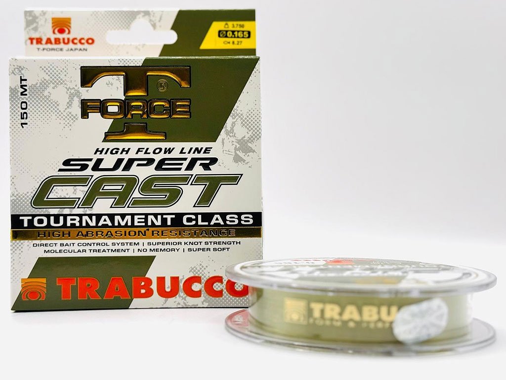 Trabucco T-Force Tournament Class Super Cast Olive Green 150m, 0.300mm, 12kg