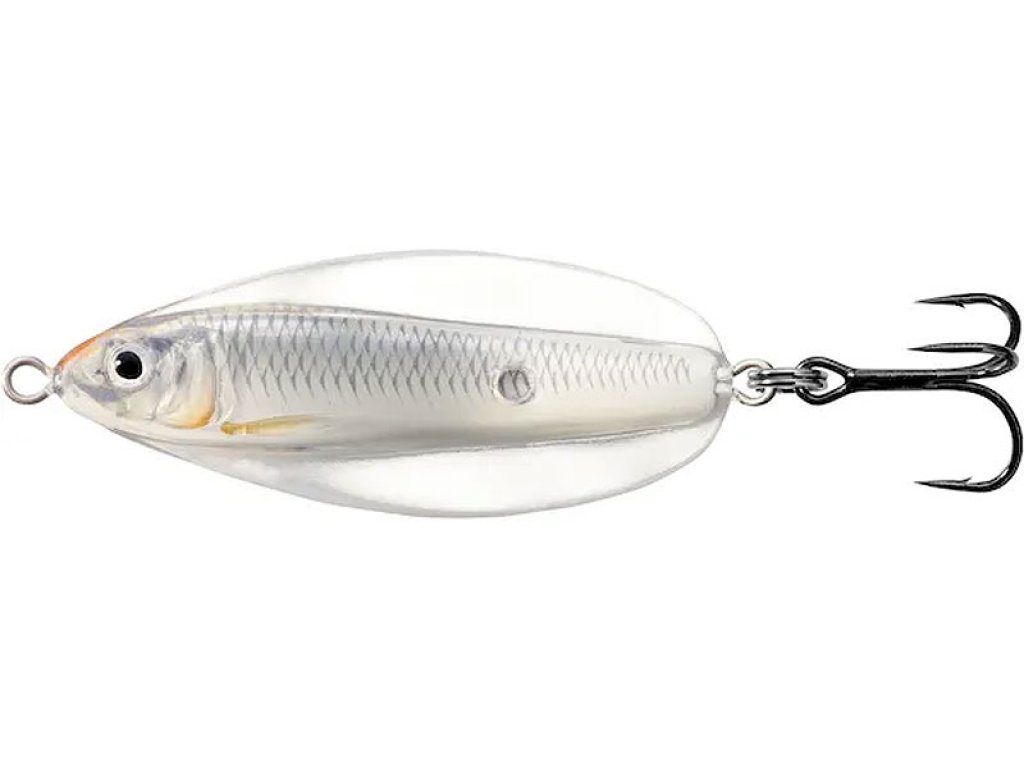LiveTarget Erratic Shiner Spoon 55mm, 11g Glow/Pearl