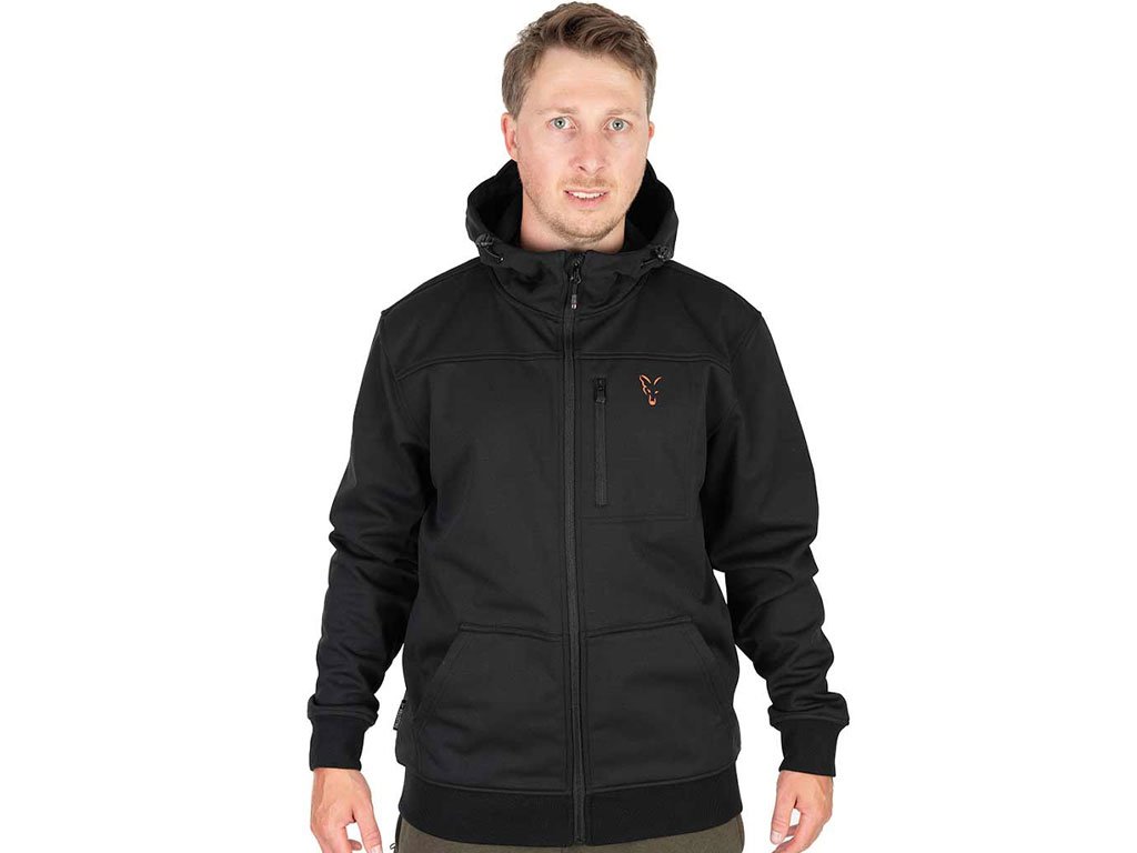 Fox Collection Soft Shell Jacket Black/Orange XL