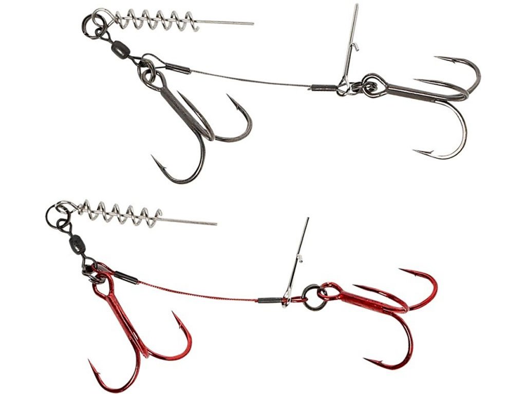 Savage Gear Carbon49 Corkscrew Stinger 2x2/0, 31kg, 2pcs