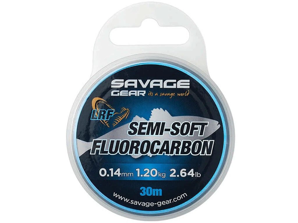 Savage Gear Semi-Soft Fluorocarbon LRF 30m, 0.14mm