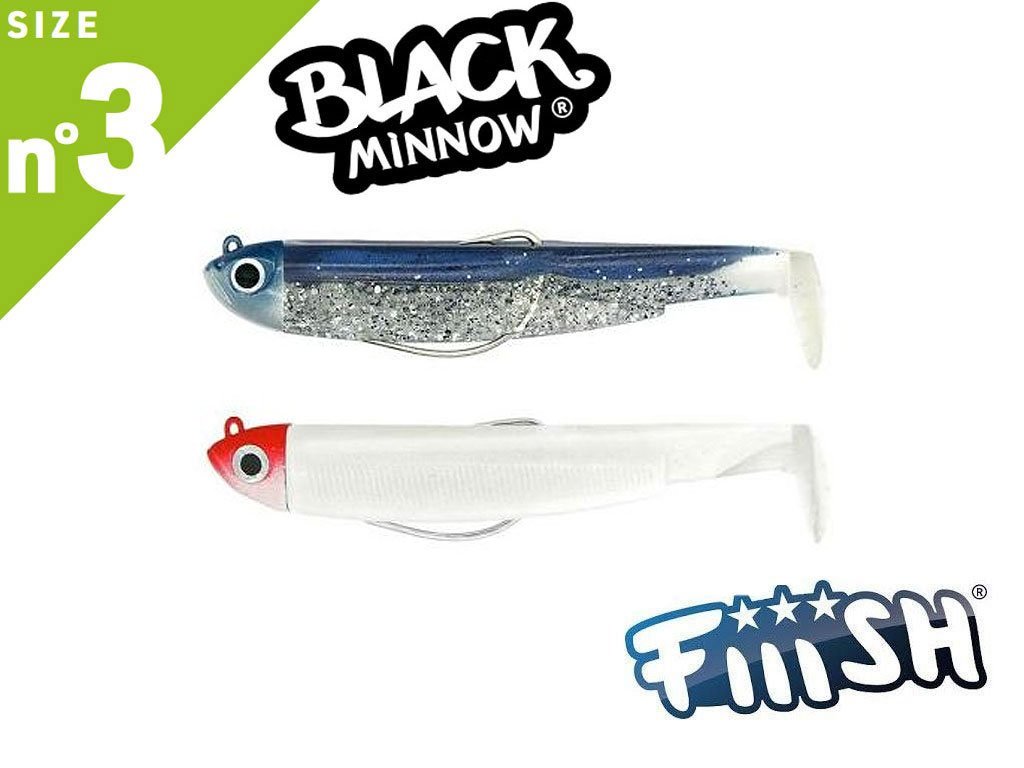 Fiiish Black Minnow 120 BM3156 Double Combo Shore 12g Barracuda Blue + White/Red Head