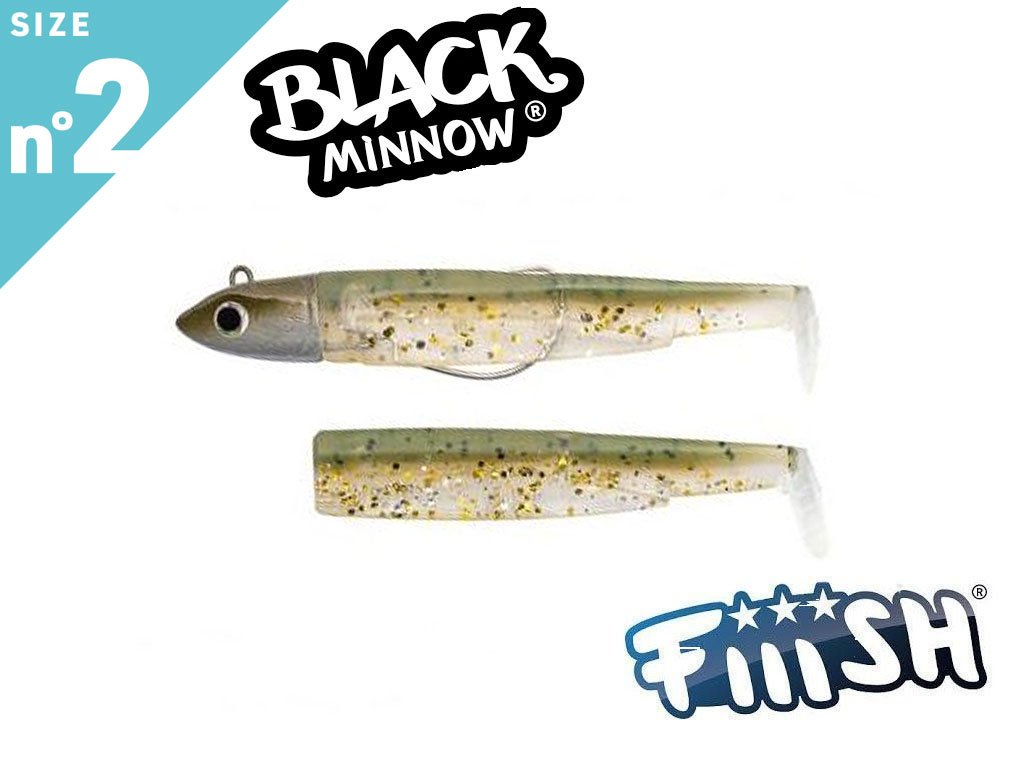 Fiiish Black Minnow 90 BM3138 Combo Off Shore 10g Khaki Glitter + Body