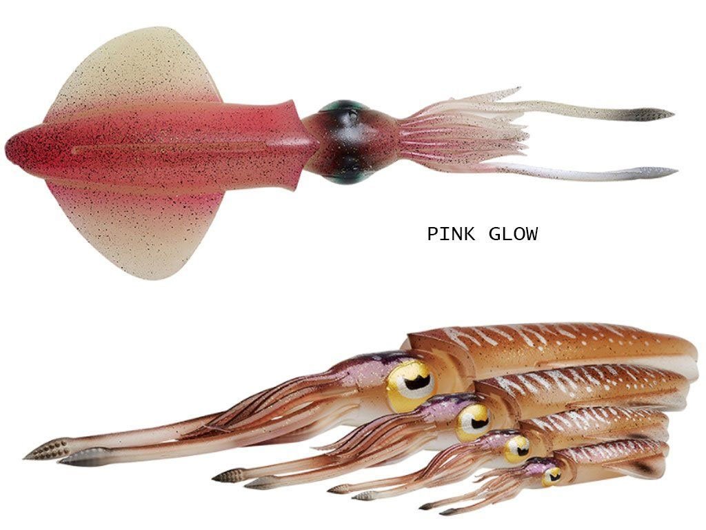 Savage Gear Salt 3D Swim Squid 9.5cm, 5g Pink Glow 4pcs