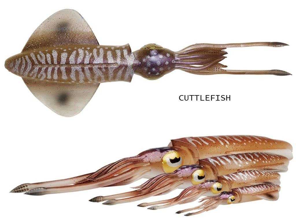 Savage Gear Salt 3D Swim Squid 9.5cm, 5g Cuttlefish 4pcs