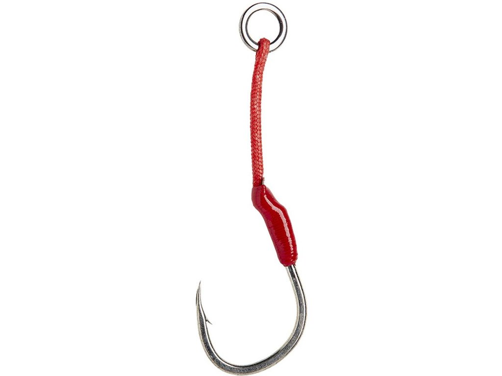 Savage Gear Bloody Assist Hook J 1/0, 4pcs Single