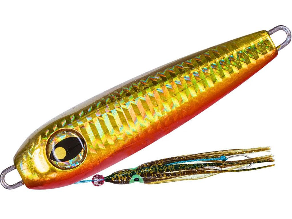 Molix Premium Rubber Jig Inchiku Kiku Evo 160g Gold Fish