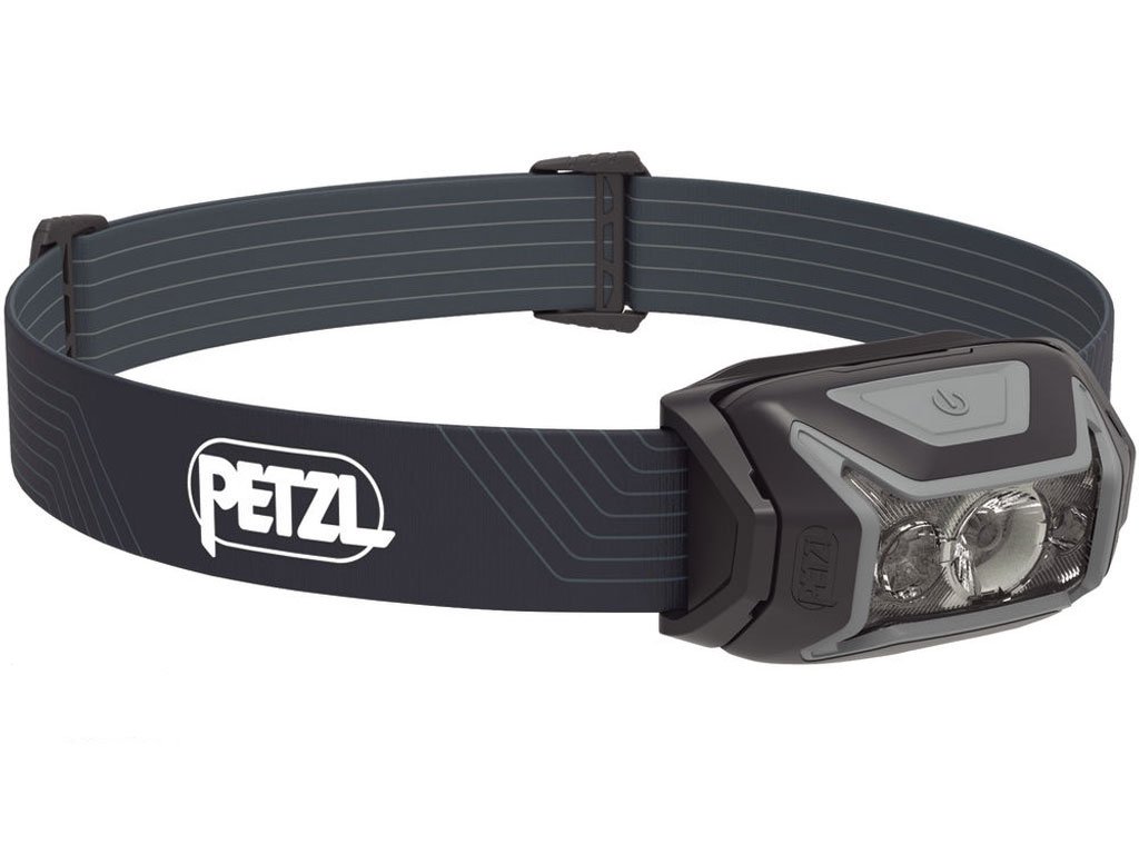 Petzl Actik Head Lamp 450LM Gray