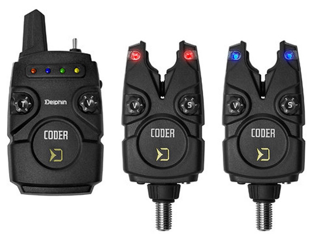 Delphin Coder Alarm Set 2+1 Blue/Red
