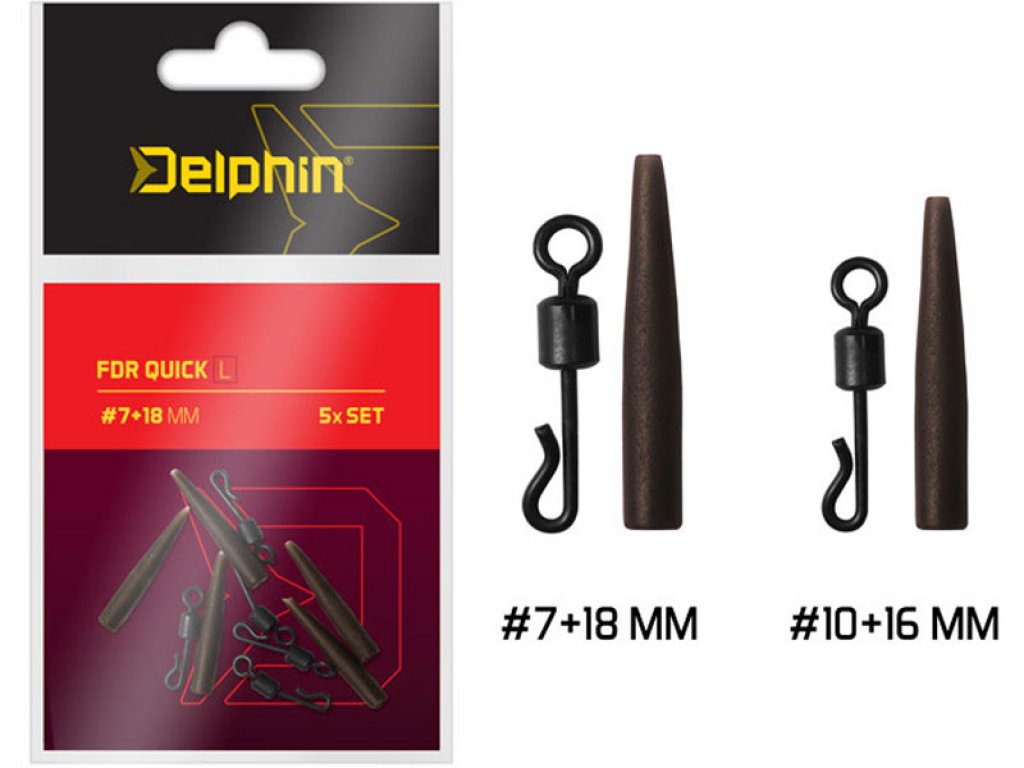 Delphin FDR Quick Set L 7 + 18mm, 5pcs