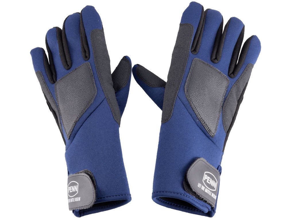 Penn Leader Gloves Blue/Black L