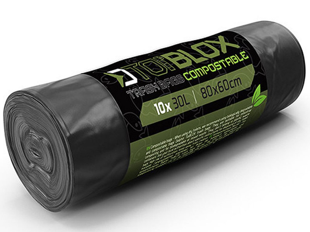 Delphin ToiBlox Portable Toilet Bags 30L, 10pcs