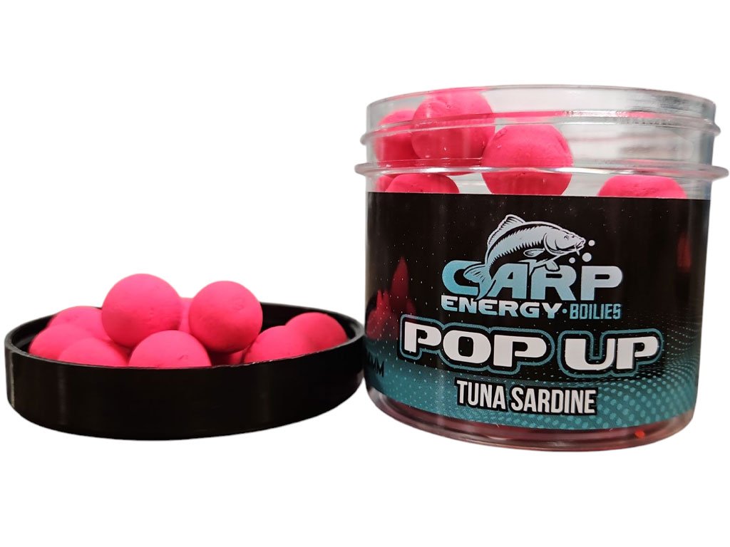 Carp Energy Boilies Pop Up 12/14mm Tuna Sardine