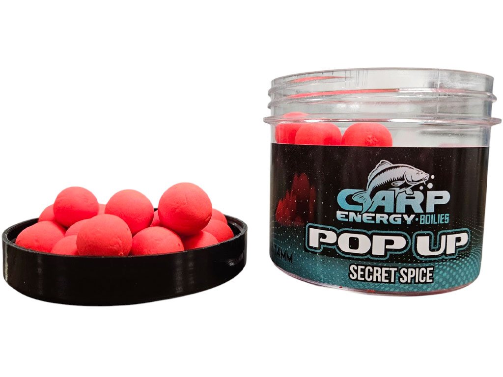 Carp Energy Boilies Pop Up 12/14mm Secret Spice