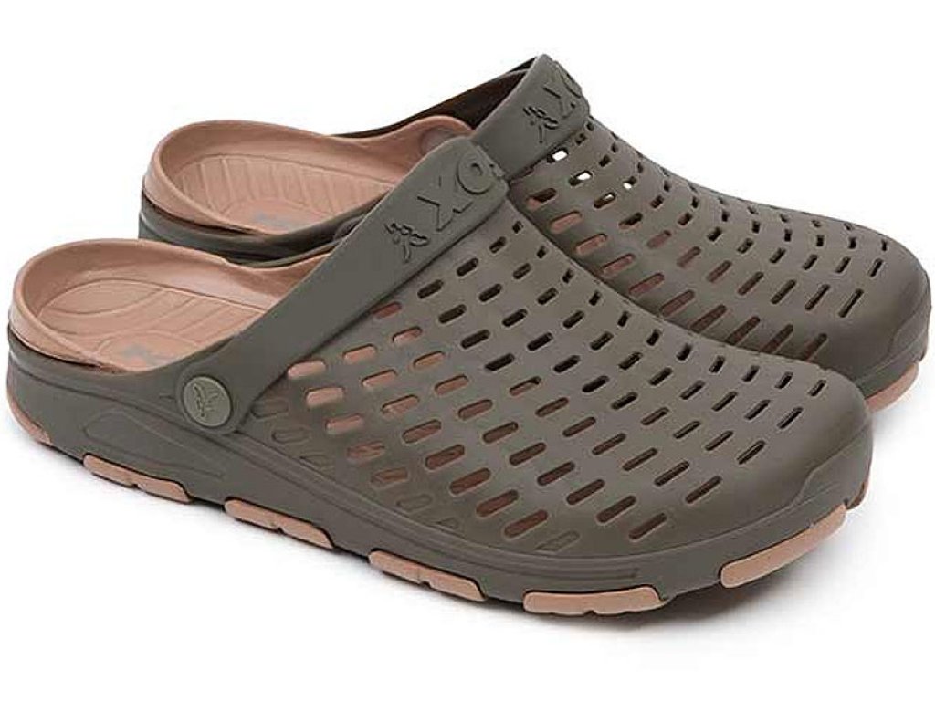 Fox Khaki Clogs 43