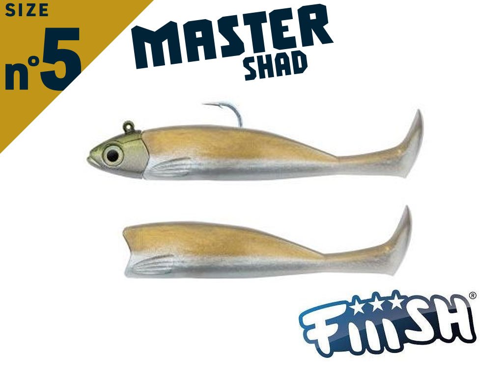 Fiiish Master Shad 125 MS4534 Combo Medium 25g Khaki + Body