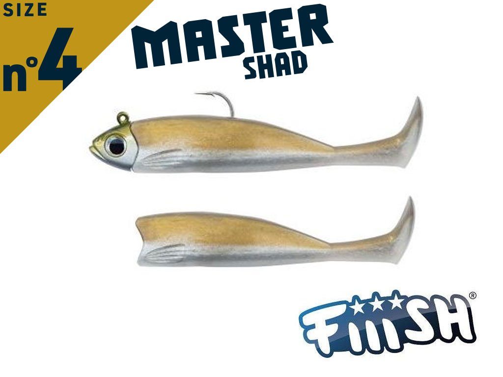 Fiiish Master Shad 100 MS4515 Combo Light 8g Khaki + Body
