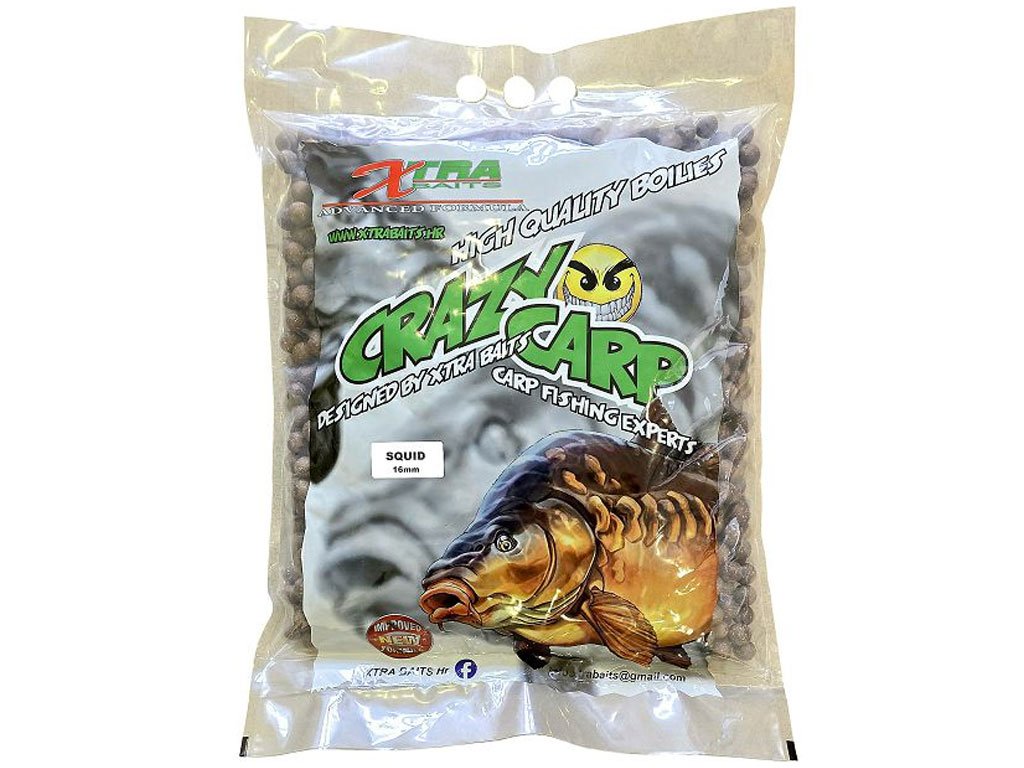 Xtra Baits Boile Crazy 16mm, 1kg Squid