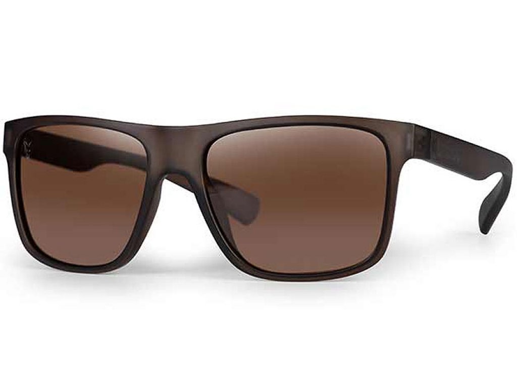 Fox Sunglasses Avius Trans Khaki Brown Lens