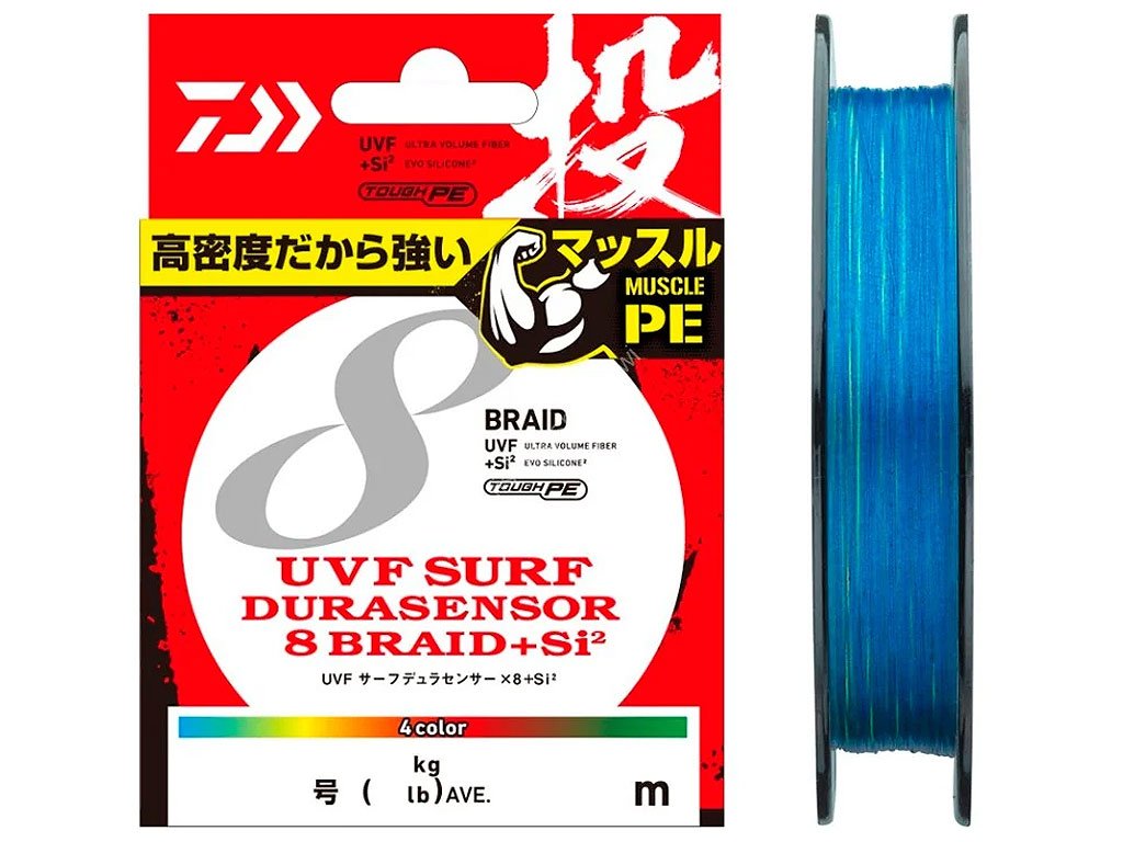 Daiwa UVF Surf Durasensor Braid X8 250m, #0.5
