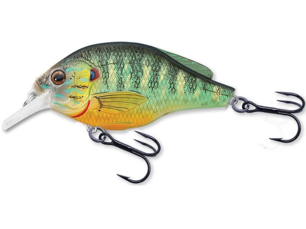LiveTarget Pumpkinseed Flat Side Squarebill 60mm, 7g F Natural/Matte