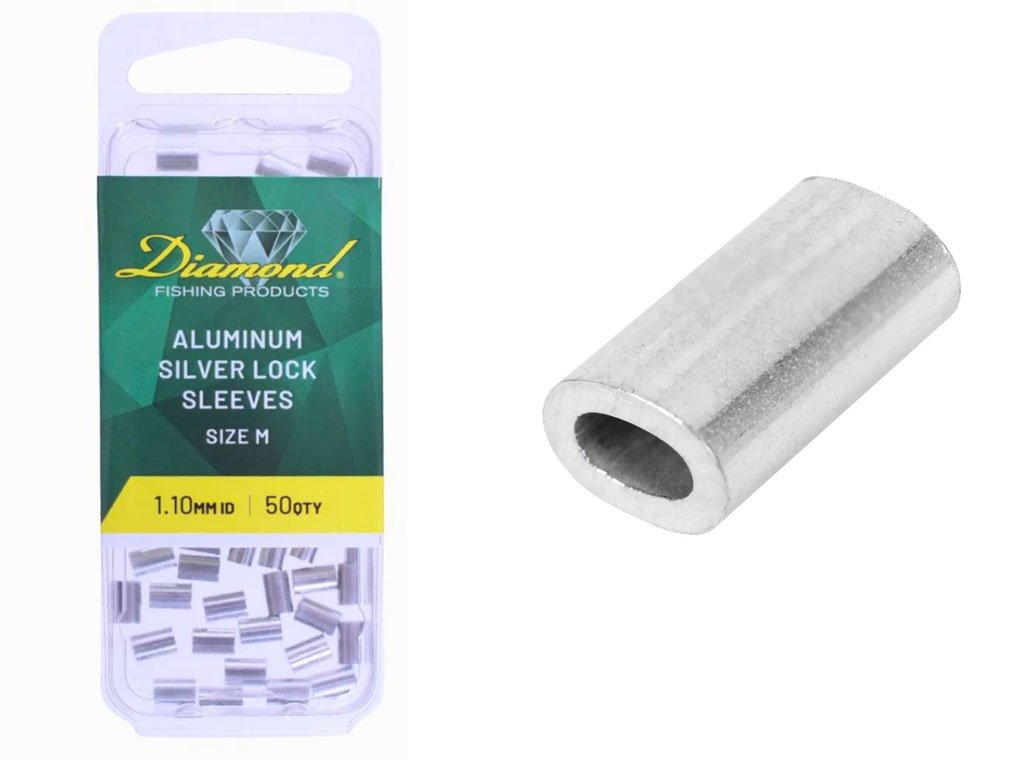 Diamond Silver Lock Sleeves M 0.80-1.00mm (J)