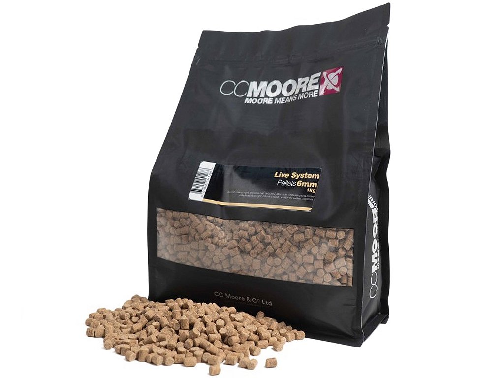 CC Moore Live System Pellets 1kg, 6mm