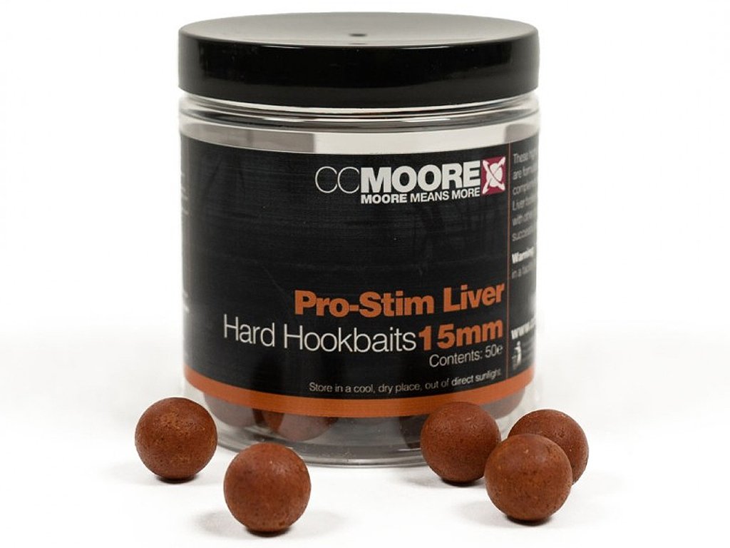 CC Moore Pro-Stim Liver Hard Hookbaits 15mm