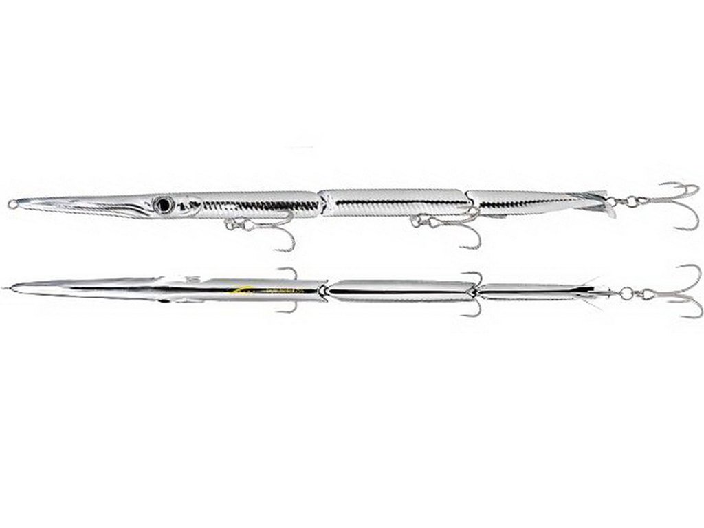 Jack Fin High Tech Needlefish Jointed Stylo 255mm UV Chrome