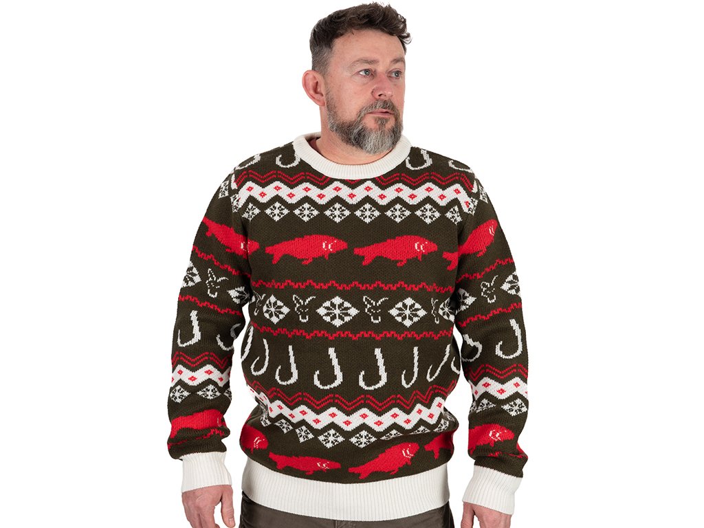 Fox Xmas Jumper XXL