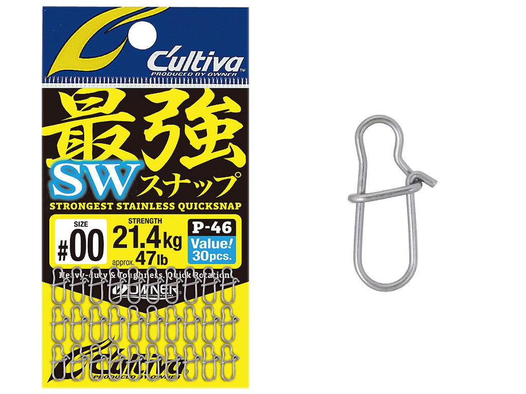 Owner Saikyo SW Snap P-46, 1, 30pcs