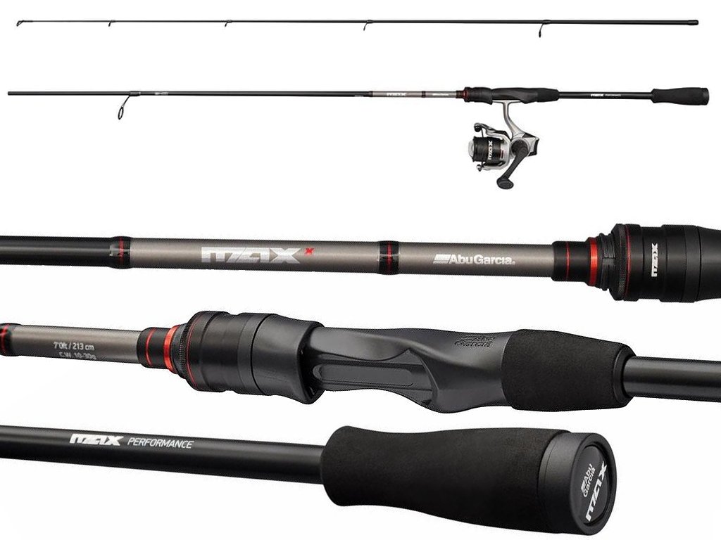 Abu Garcia Max X Spinning Combo with Line 802M 2.44m, 10-30g