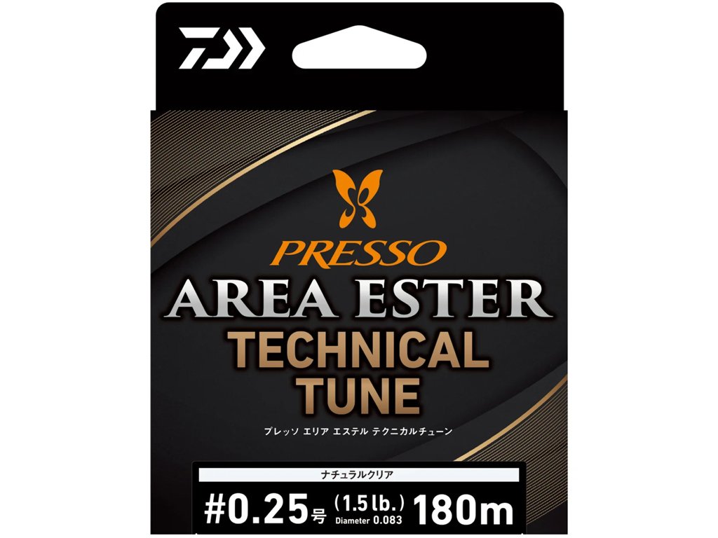Daiwa Presso Area Ester Technical Tune Natural Clear 180m, 0.09mm