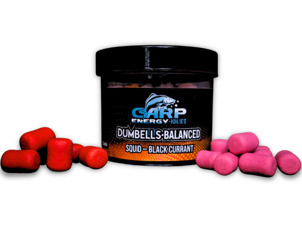Carp Energy Dumbells Balanced 10/14mm-12/16mm Squid/Black Currant