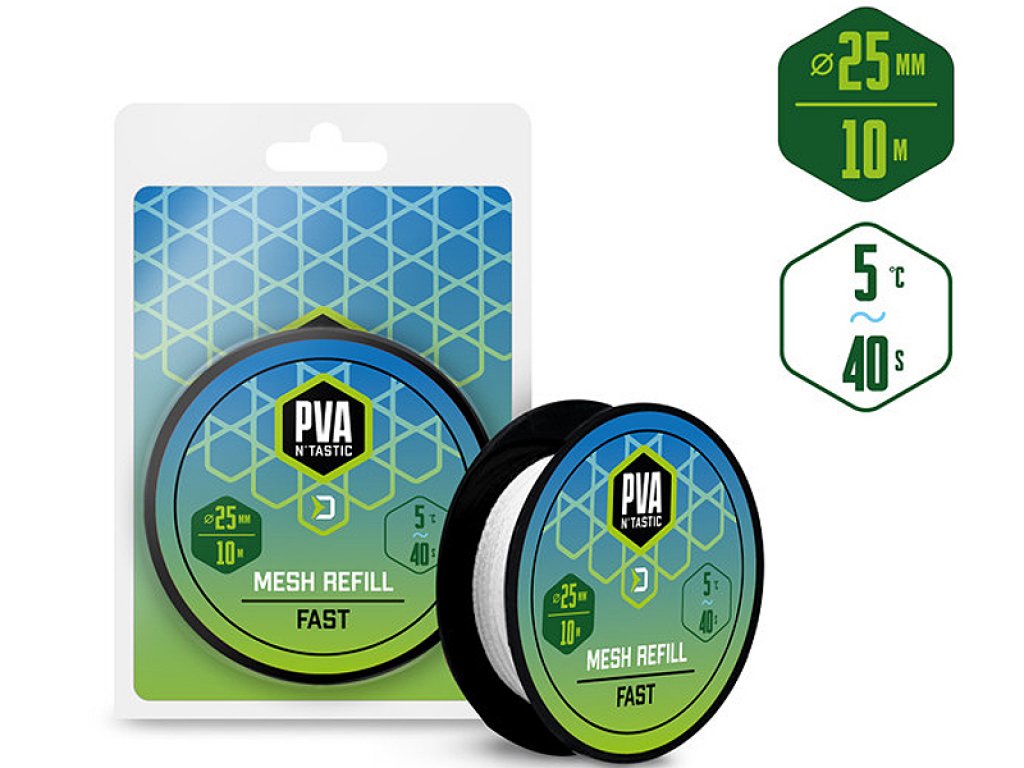 Delphin PVA NTastic Quick Spare Mesh 10m, 25mm Narrow