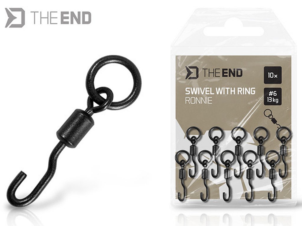 Delphin The End Ronnie Swivel with a Ring 6, 10pcs