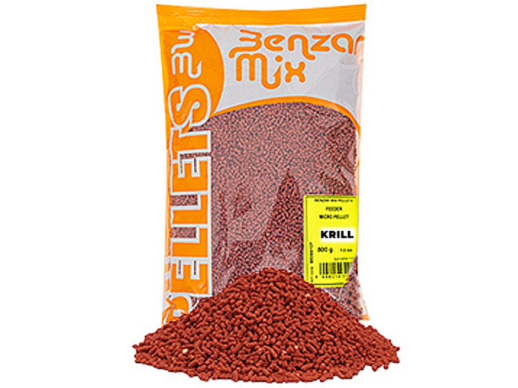 Benzar Mix Feeder Micro Pellet 800g, 1.5mm Krill