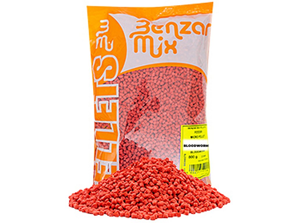Benzar Mix Feeder Micro Pellet 800g, 1.5mm Bloodworm
