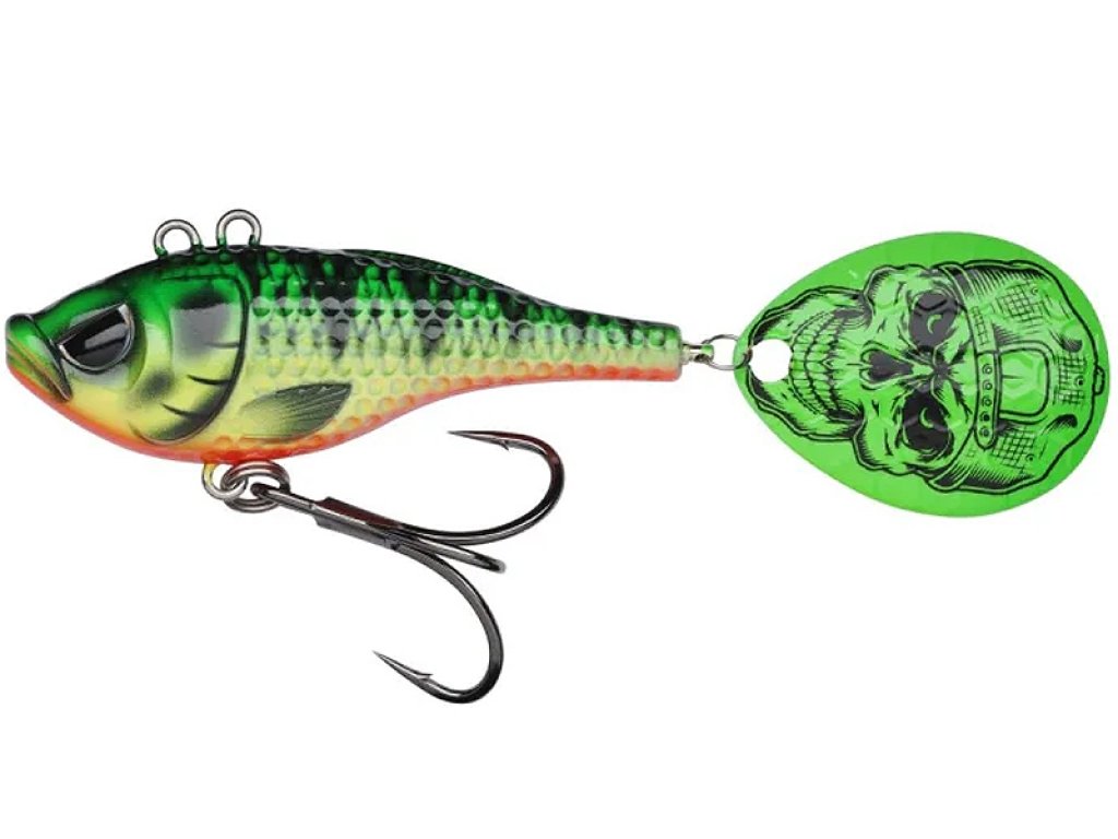 DAM MadCat Spin Tail 10cm, 35g Firetiger UV