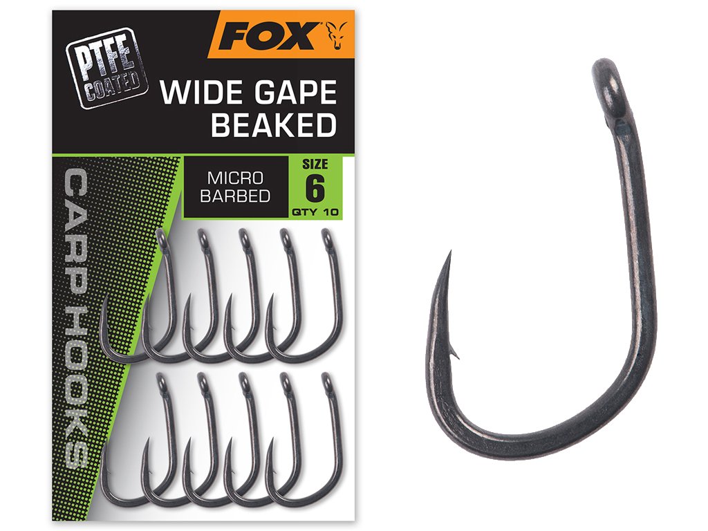 Fox Wide Gape Beaked 6, 10pcs