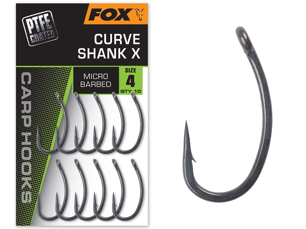 Fox Curve Shank X 2, 10pcs