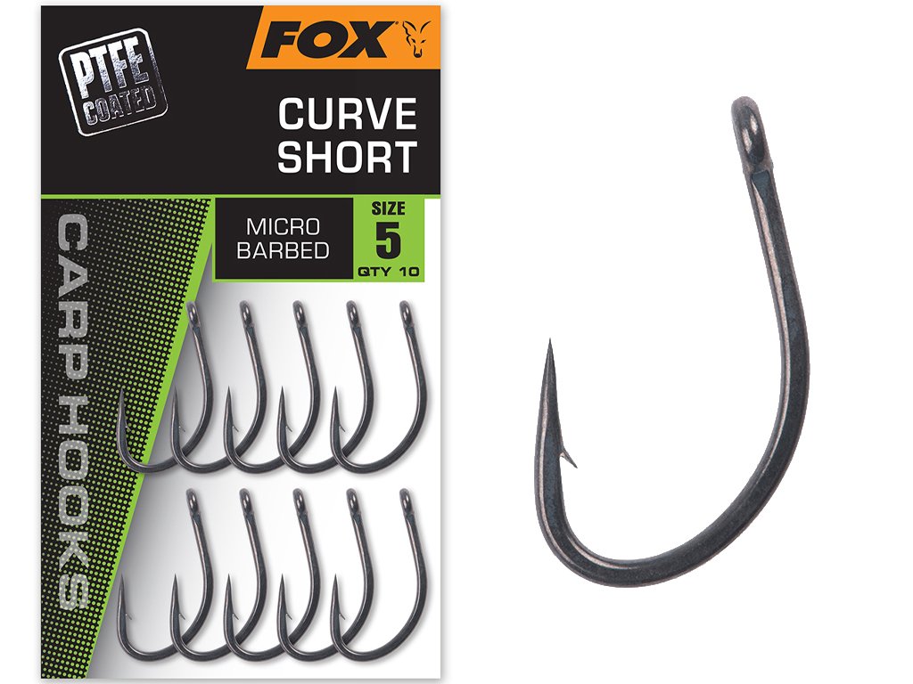 Fox Curve Shank Short 2, 10pcs